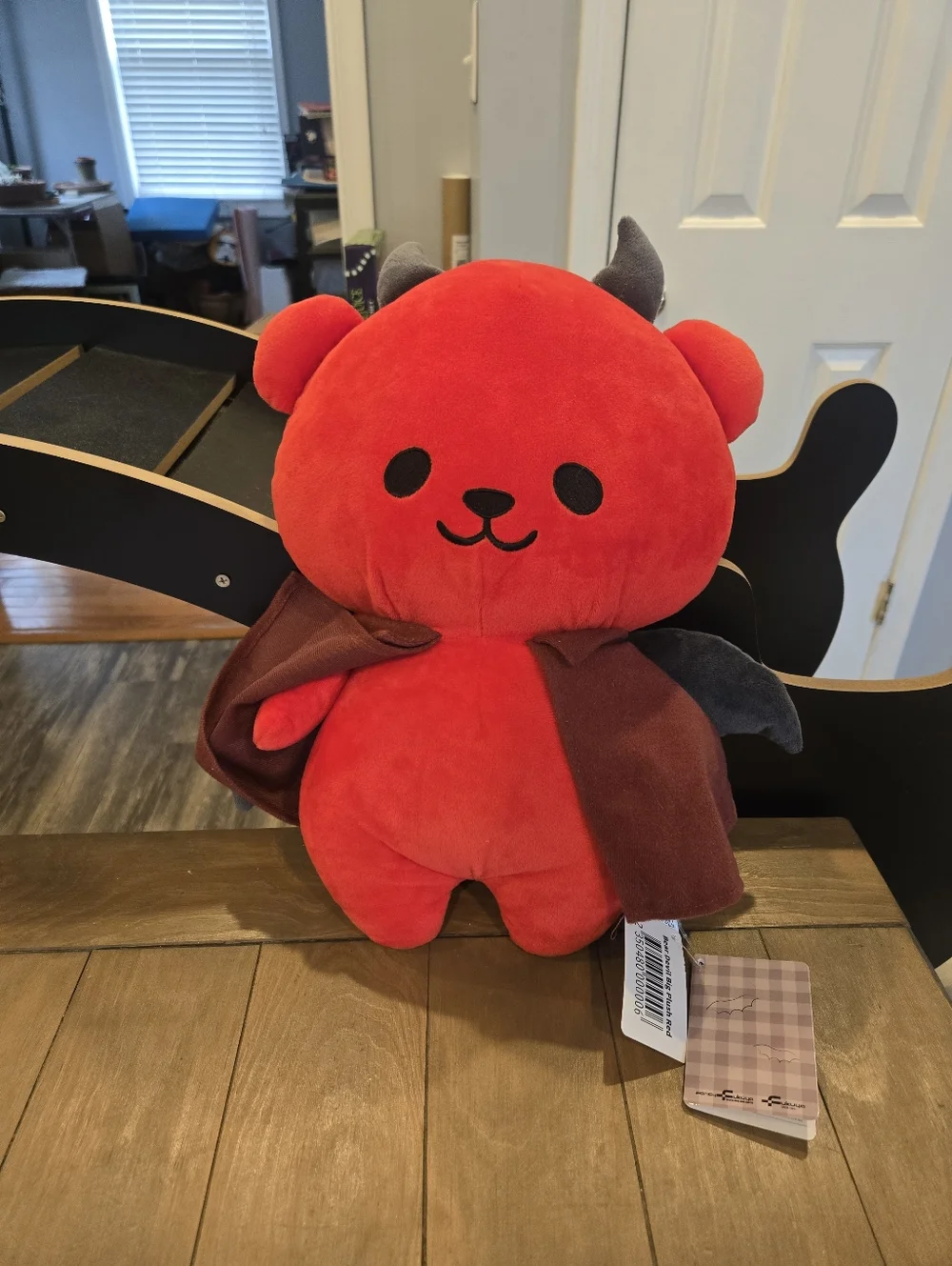 Kawaii Red Plush Devil Teddy Bear Stuffed Animal New